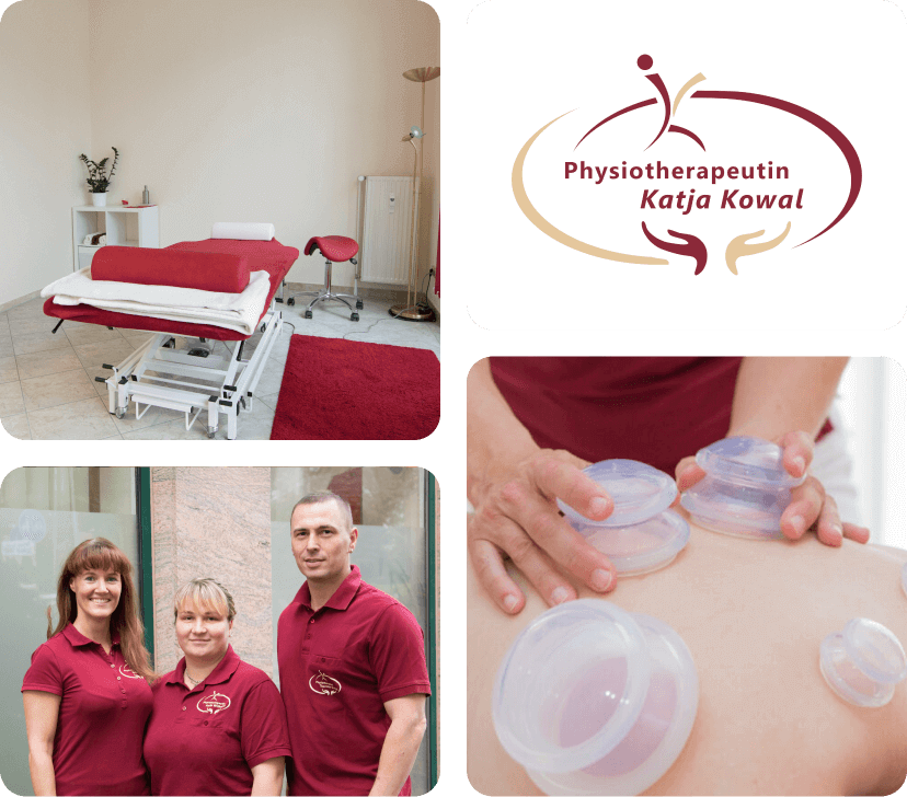 Collage Physiotherapiepraxis Katja Kowal Oranienburg